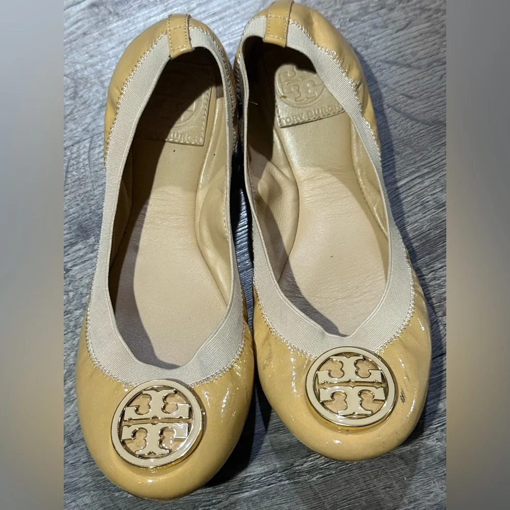 Tory Burch Women's Gold‎ Ballet Flats